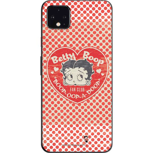 Betty Boop Red Heart Google Pixel 4 XL Skin